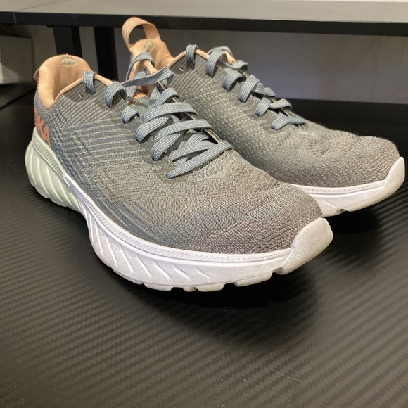 Hoka One One Shoes - Hoka One One Womens Mach 3 1106480 LSF Gray Running Athletic Shoes Sneakers Sz 7